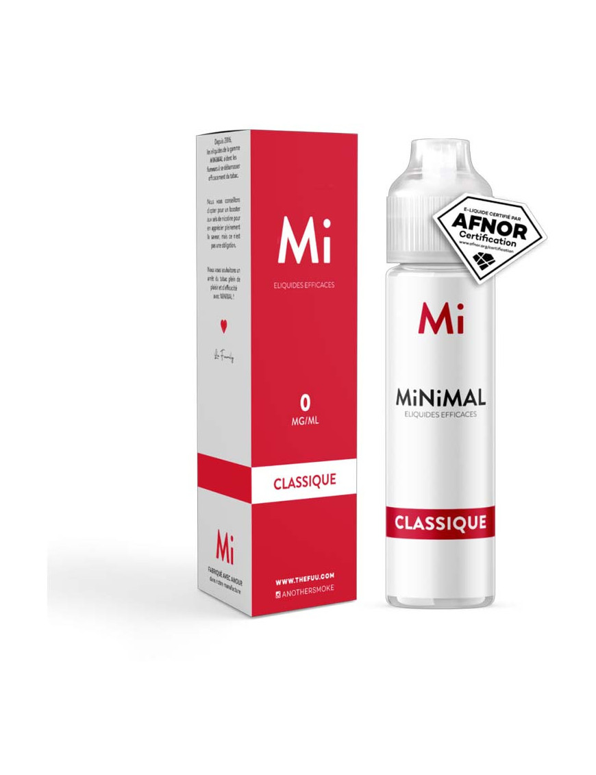 E-Liquid Classique 50 ml – MiNiMAL – The Fuu | Nikotinfrei