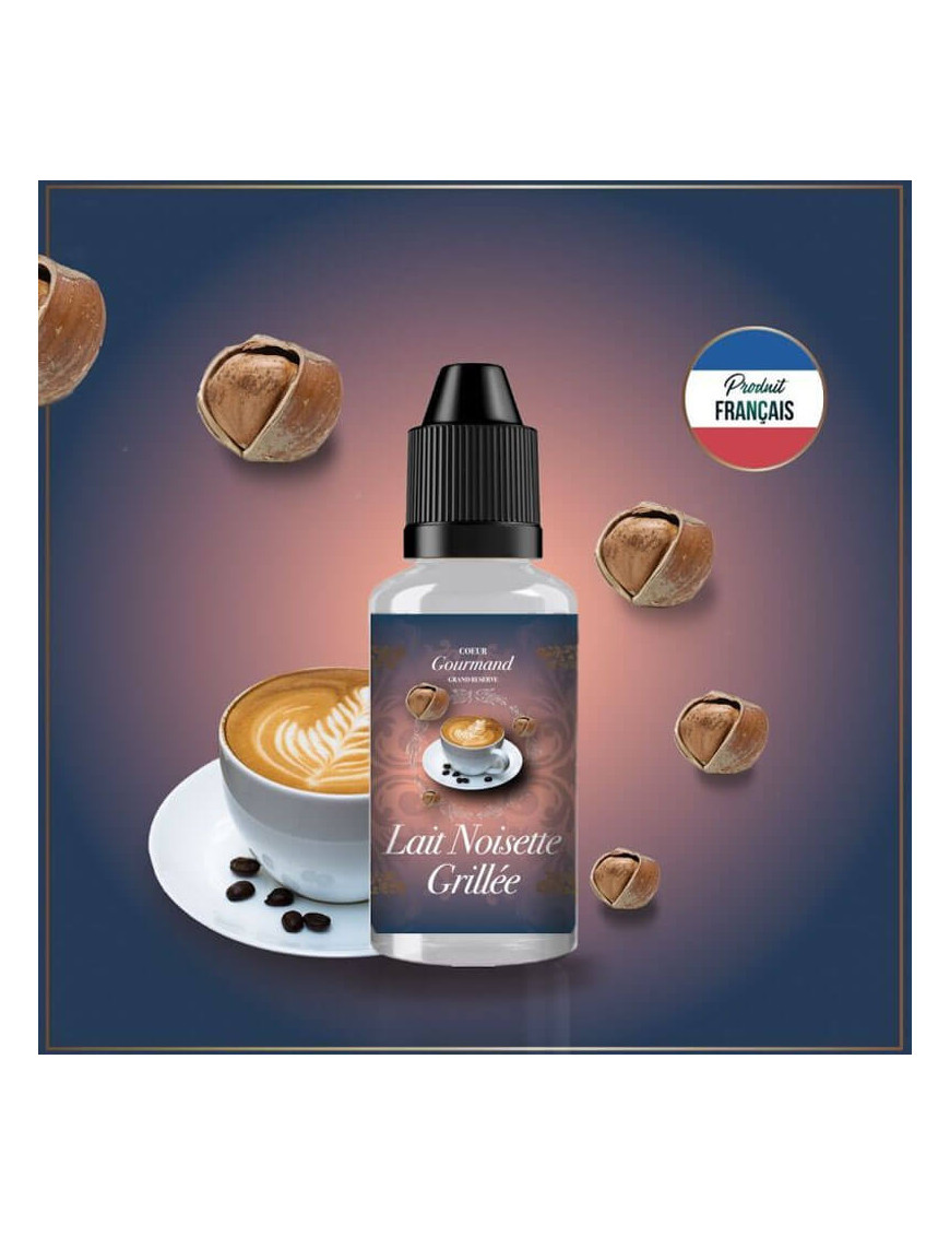 Konzentrat Geröstete Haselnussmilch 30ml - Cœur Gourmand Grand Reserve - Made In Vape