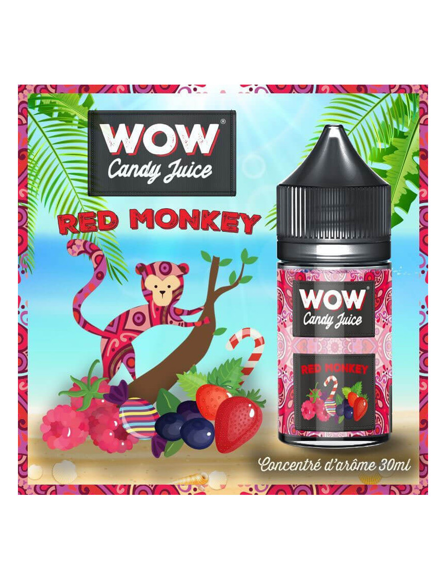 Konzentrat Red Monkey 30ml - Wow Candy Juice - Made In Vape