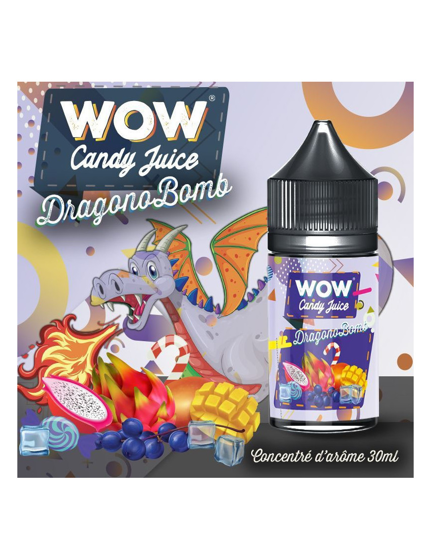 Konzentrat Dragonobomb 30ml - Wow Candy Juice Dino - Made In Vape