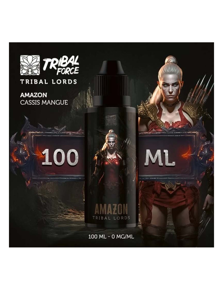 Amazon 100 ml – 0 mg nicotine | Tribal Lords – Tribal Force