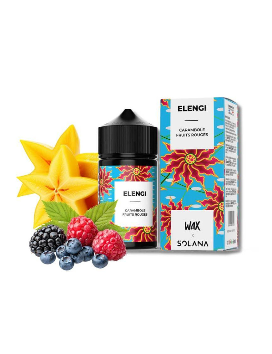 Elengi 50 ml – 0 mg Nikotin | Wax – Solana – Fruchtiges Frische-Liquid
