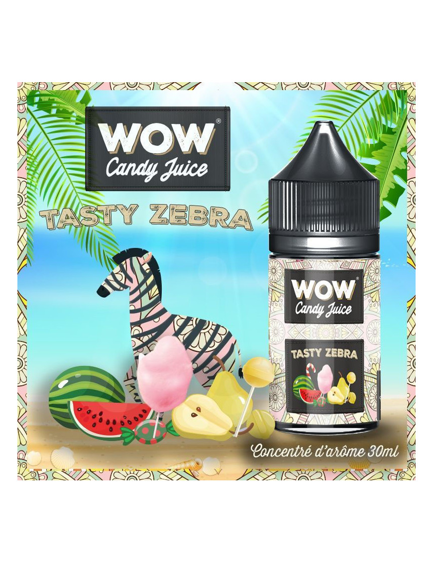Konzentrat Tasty Zebra 30ml - Wow Candy Juice - Made In Vape