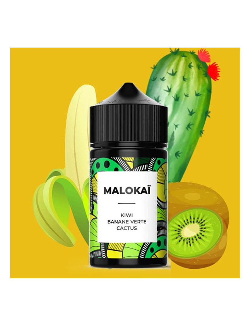 Malokai 50 ml – 0 mg Nikotin | Wax – Solana – Kiwi Banane Kaktus Liquid