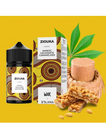 Ziouka 50 ml – 0 mg Nikotin | Wax – Solana – Maniok Erdnuss Liquid