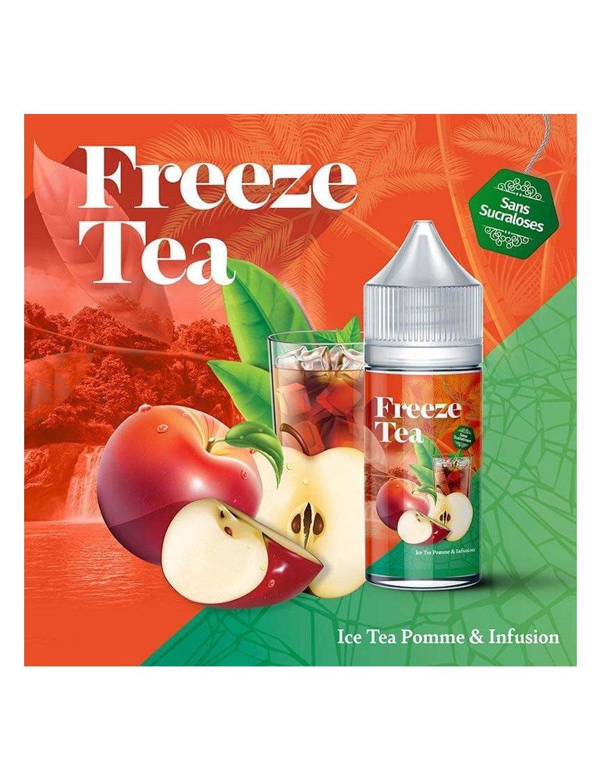 Concentré Ice Tea Pomme & Infusion 30 ml – Freeze Tea – Made In Vape