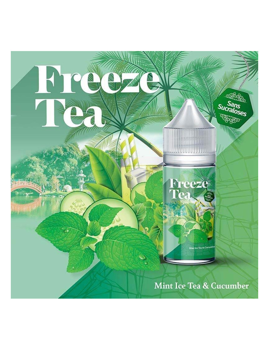 Concentré Mint Ice Tea & Cucumber 30 ml – Freeze Tea – Made In Vape
