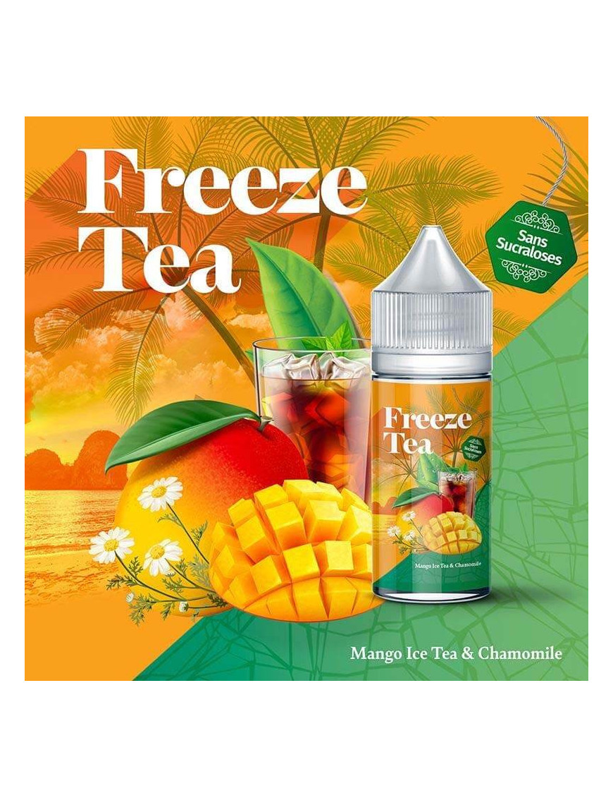 Concentré Mango Ice Tea & Chamomile 30 ml – Freeze Tea – Made In Vape