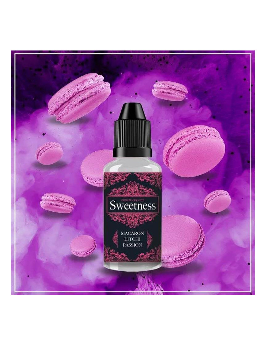Concentré Macaron Litchi Passion 30 ml – Sweetness – Made In Vape