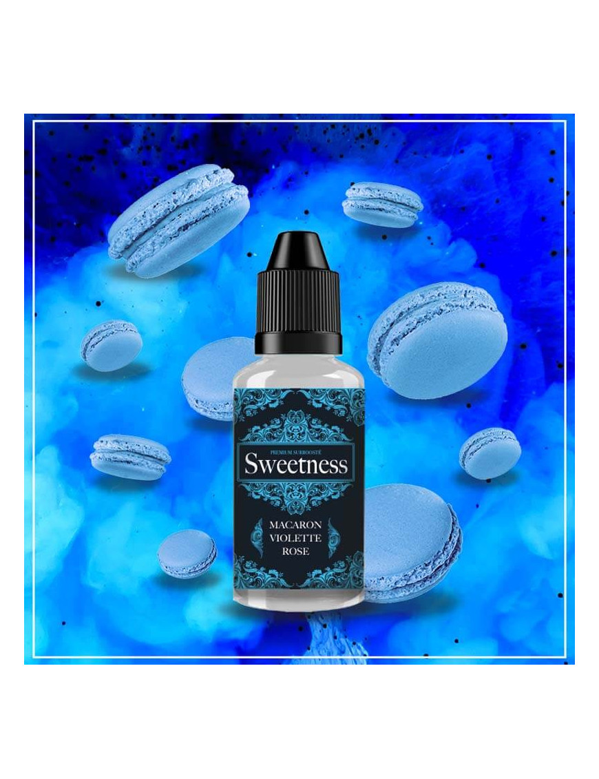 Concentré Macaron Violette Rose 30 ml – Sweetness – Made In Vape