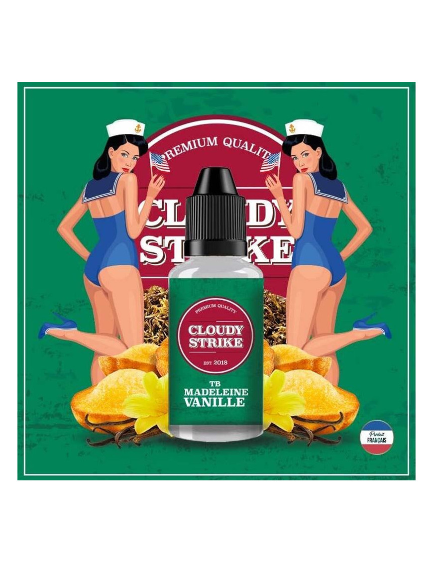Concentré TB Madeleine Vanille 30 ml – Cloudy Strike – Made In Vape