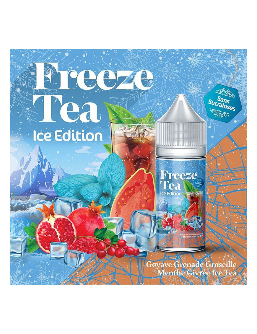 Konzentrat Guave Granatapfel Johannisbeere Ice Tea 30ml - Freeze Tea - Made In Vape