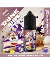 Concentré Moelleux Vanillé Nappage Violette 30 ml – Dunk Juice Factory – Made In Vape
