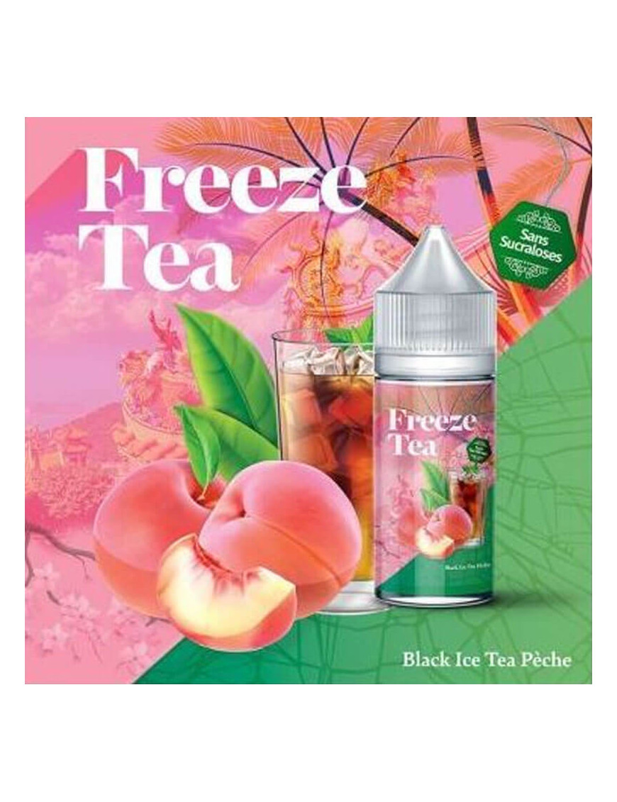 Concentré Black Ice Tea Pêche 30ml - Freeze Tea - Made In Vape
