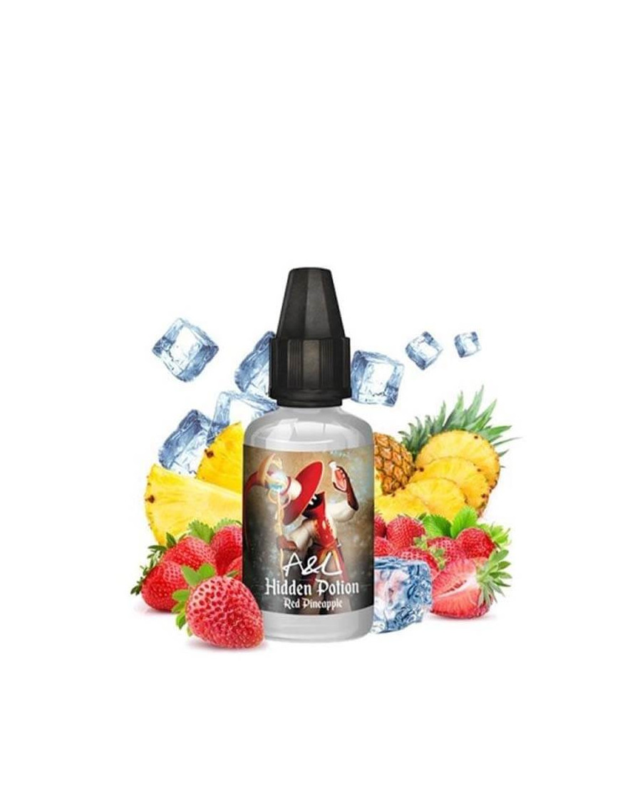 Concentré Red Pineapple 30 ml – Hidden Potion – A&L Concentré Red Pineapple 30 ml – Hidden Potion – A&L