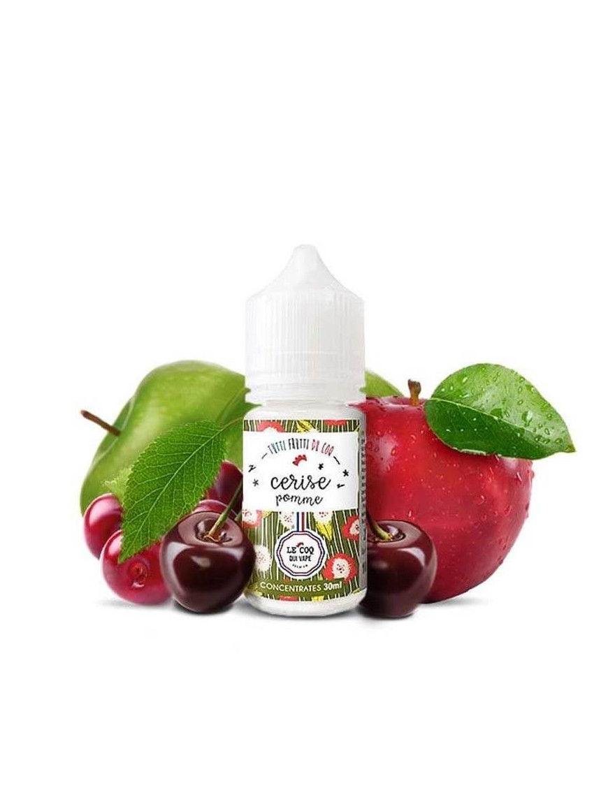 Konzentrat Tutti Fruiti du Coq Cerise Pomme 30 ml – Le Coq qui Vape Konzentrat Tutti Fruiti du Coq Cerise Pomme 30 ml – Le Coq qui Vape