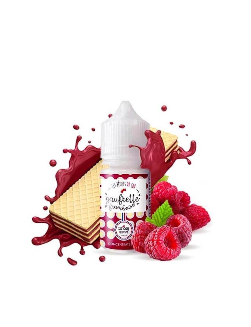 Konzentrat Le Coq qui Vape Gaufrette Framboise 30 ml – Le Coq qui Vape