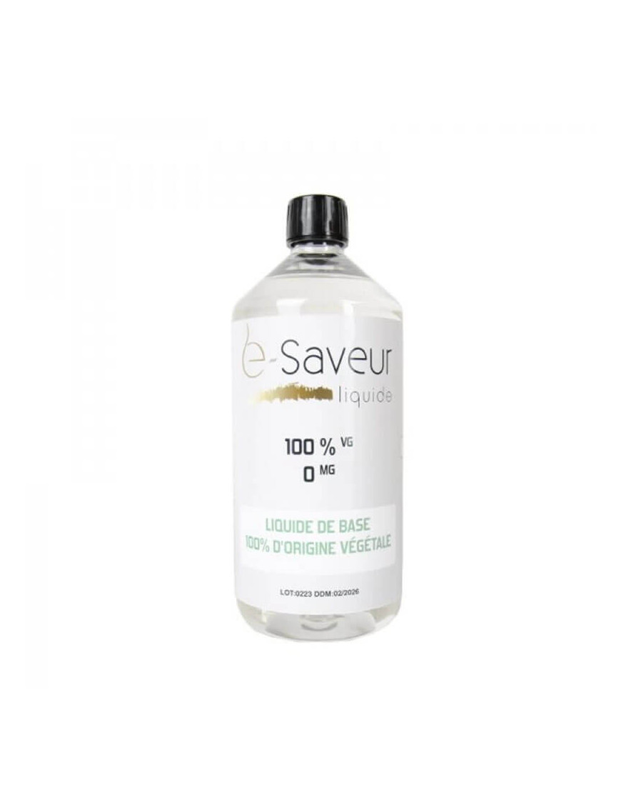 Base 100% VG 1L – e-Saveur | Neutrale Basis für DIY E-Liquid