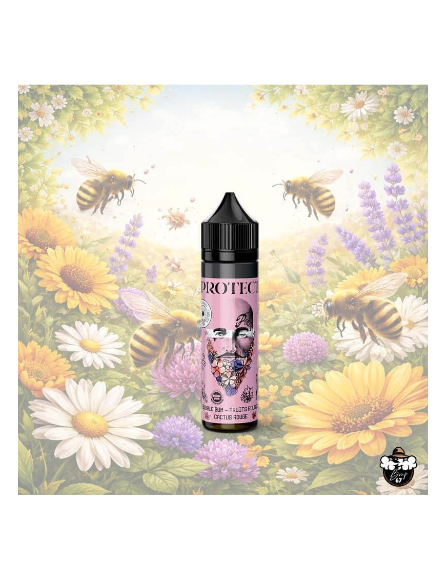 Bubble Gum Fruits Rouges Cactus Rouge 50 ml – Mellifère – Protect