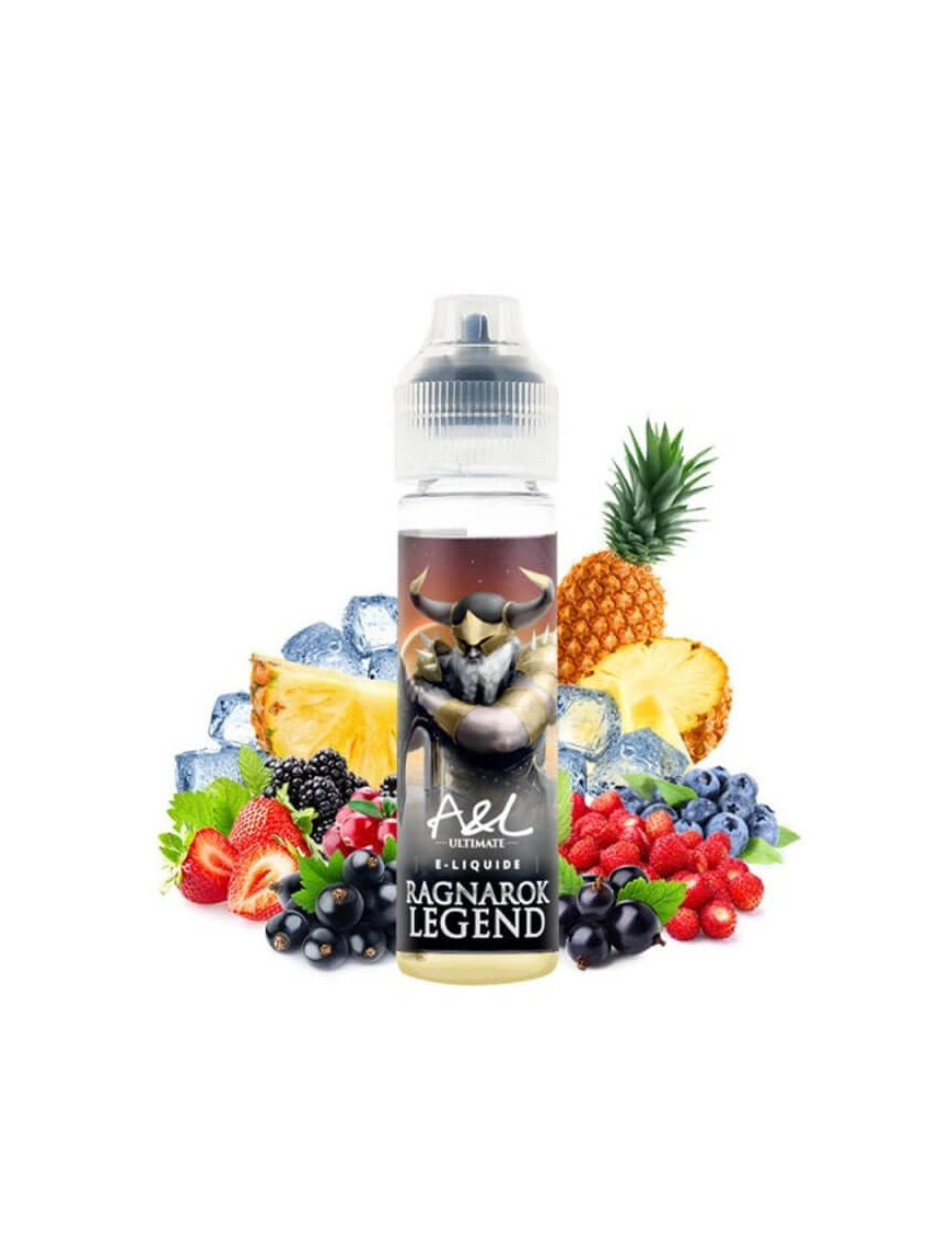 Ragnarok Legend 0mg 50ml - Ultimate von A&L | E-Liquid rote Früchte und Ananas mit Frische