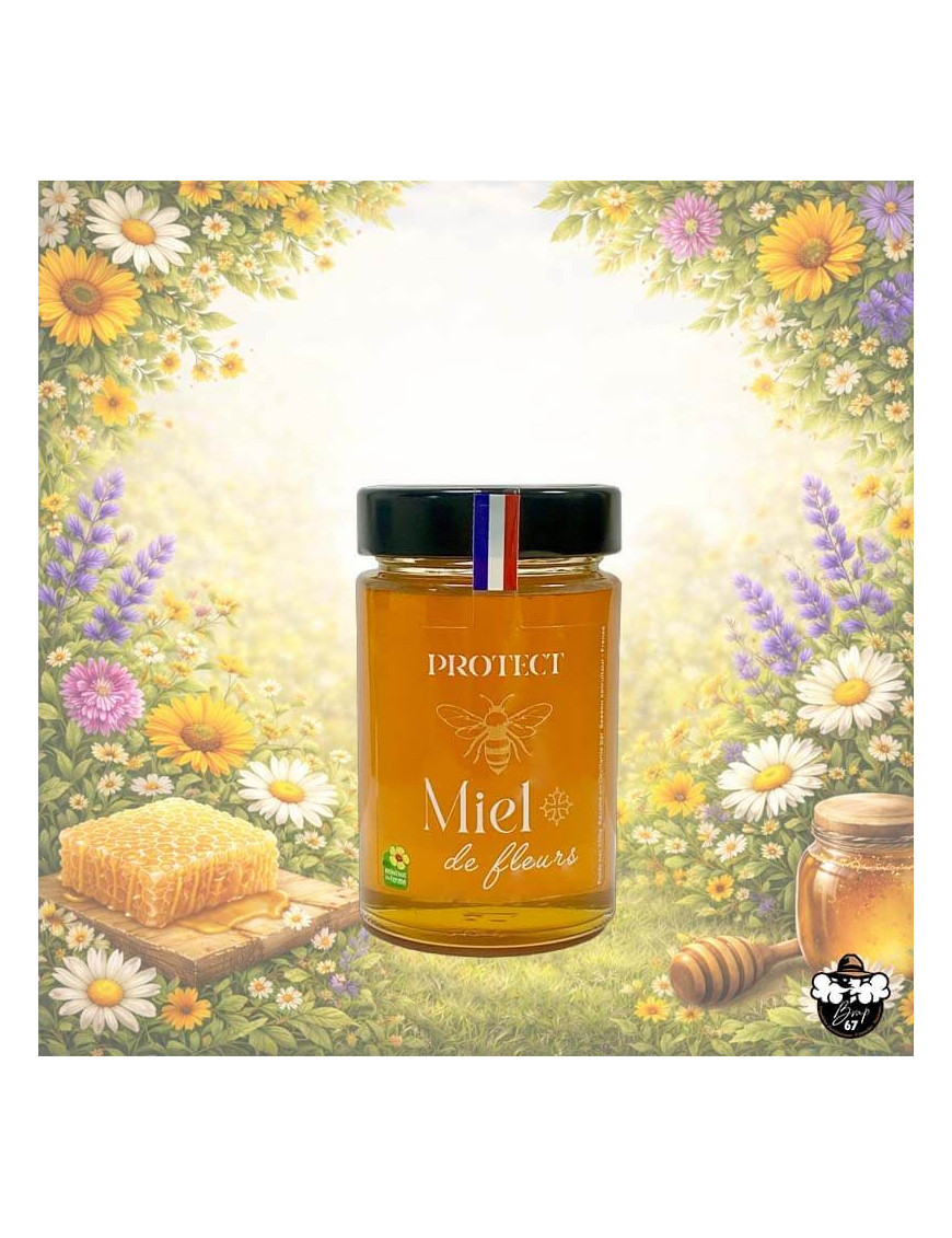 Miel de Fleurs Protect 250 g – Récolté en Occitanie par Beezou