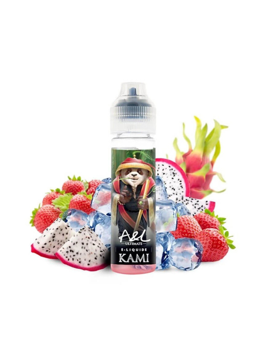 Kami 0mg 50ml - Ultimate von A&L | E-Liquid Erdbeere & Drachenfrucht mit Frische