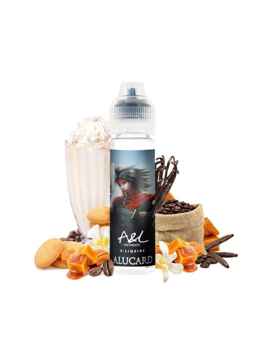 Alucard 0mg 50ml - Ultimate von A&L | E-Liquid Kaffee-Milchshake, Vanille, Karamell und Keks