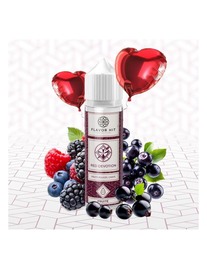 Red Devotion 50ml 0 mg Flavor Hit | Fruits rouges cassis