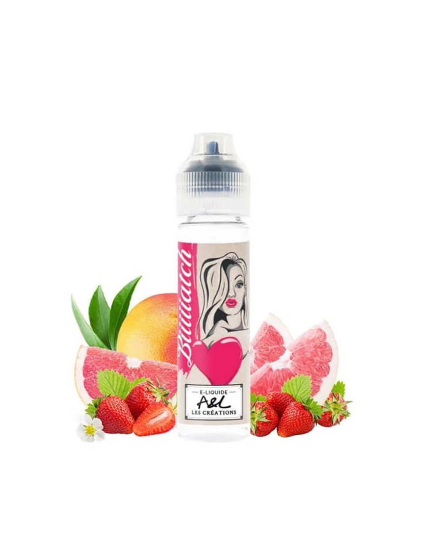 Biiiiiatch 0mg 50ml - Les Créations par A&L | E-liquide pamplemousse et fraise
