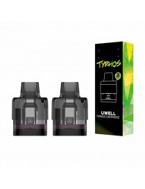Typhos Kartuschen 0.3/0.6/0.8Ω 6 ml (2 Stk.) Uwell | Ersatzpods