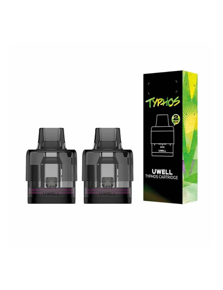 Typhos Kartuschen 0.3/0.6/0.8Ω 6 ml (2 Stk.) Uwell | Ersatzpods