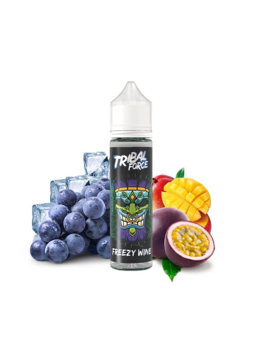 Freezy Wine 0mg 50ml - Tribal Force | E-Liquid Traube, Mango, Passionsfrucht