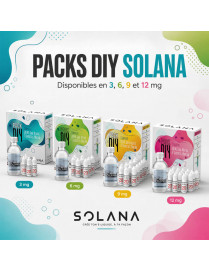 Pack DIY Solana 3/6/9/12 mg - Base + Boosters
