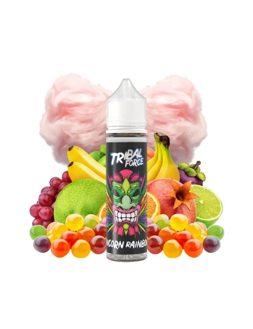 Unicorn Rainbow 0mg 50ml - Tribal Force | E-Liquid Zuckerwatte & Fruchtbonbons