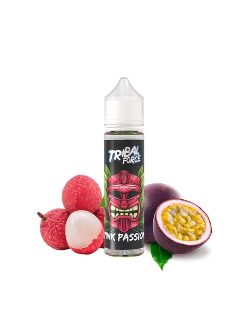 Pink Passion 0mg 50ml - Tribal Force | E-Liquid Litschi und Passionsfrucht