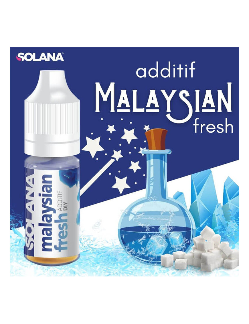 Malaysian Fresh Solana, additif frais et sucrant DIY