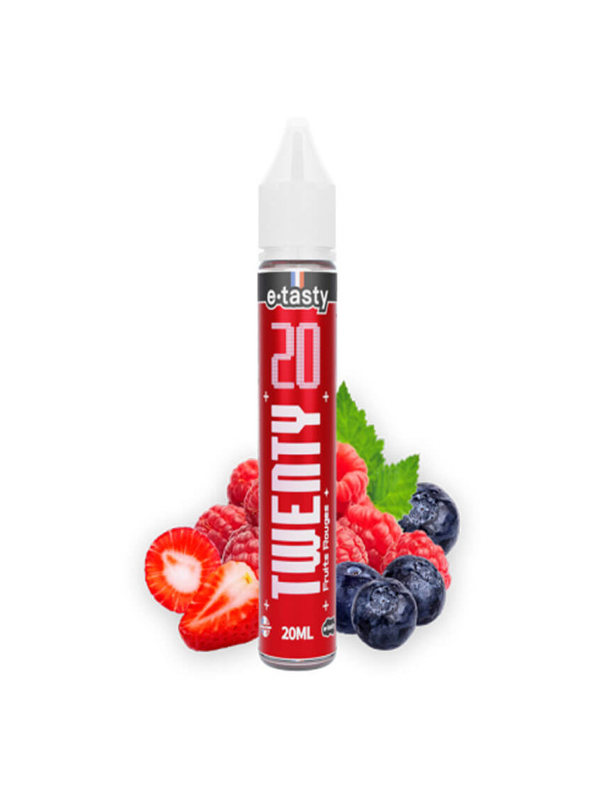 E-liquide Fruits Rouges 20 ml 0 mg E.Tasty