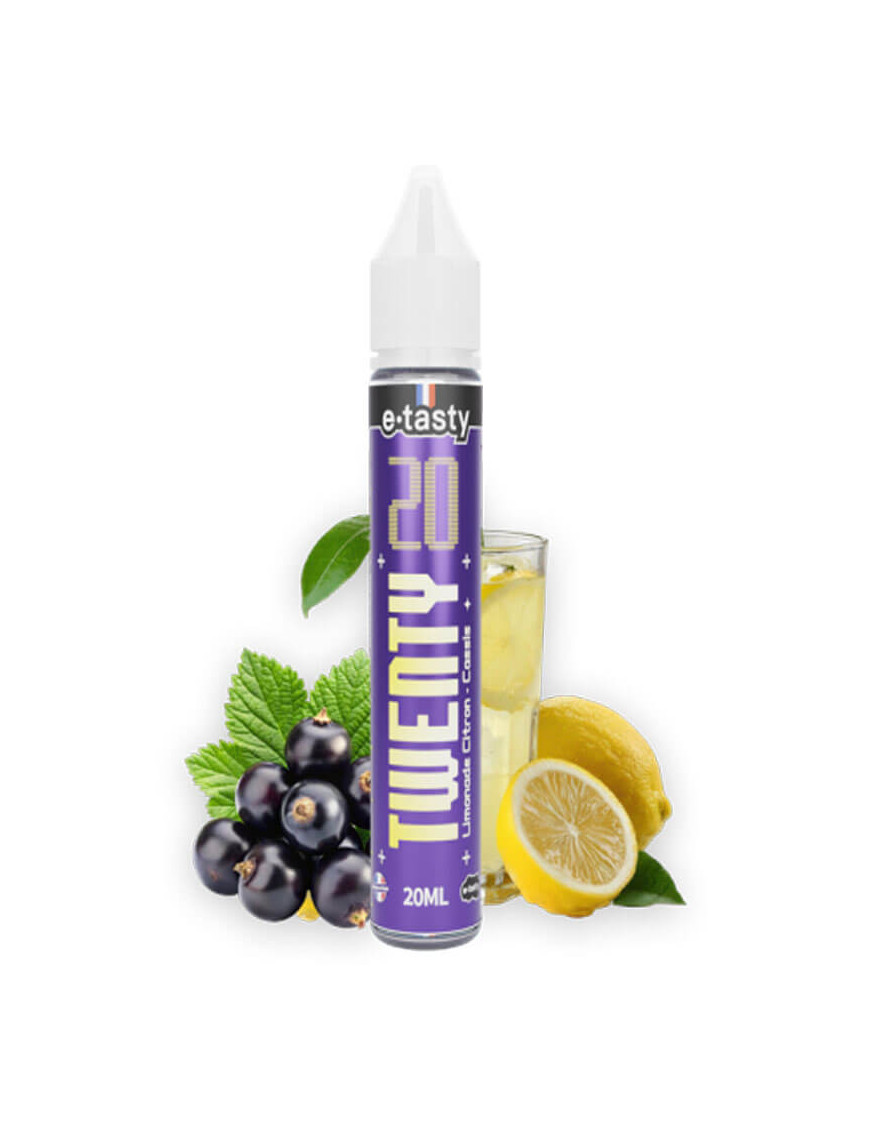 E-liquide Limonade Citron Cassis 20 ml E.Tasty