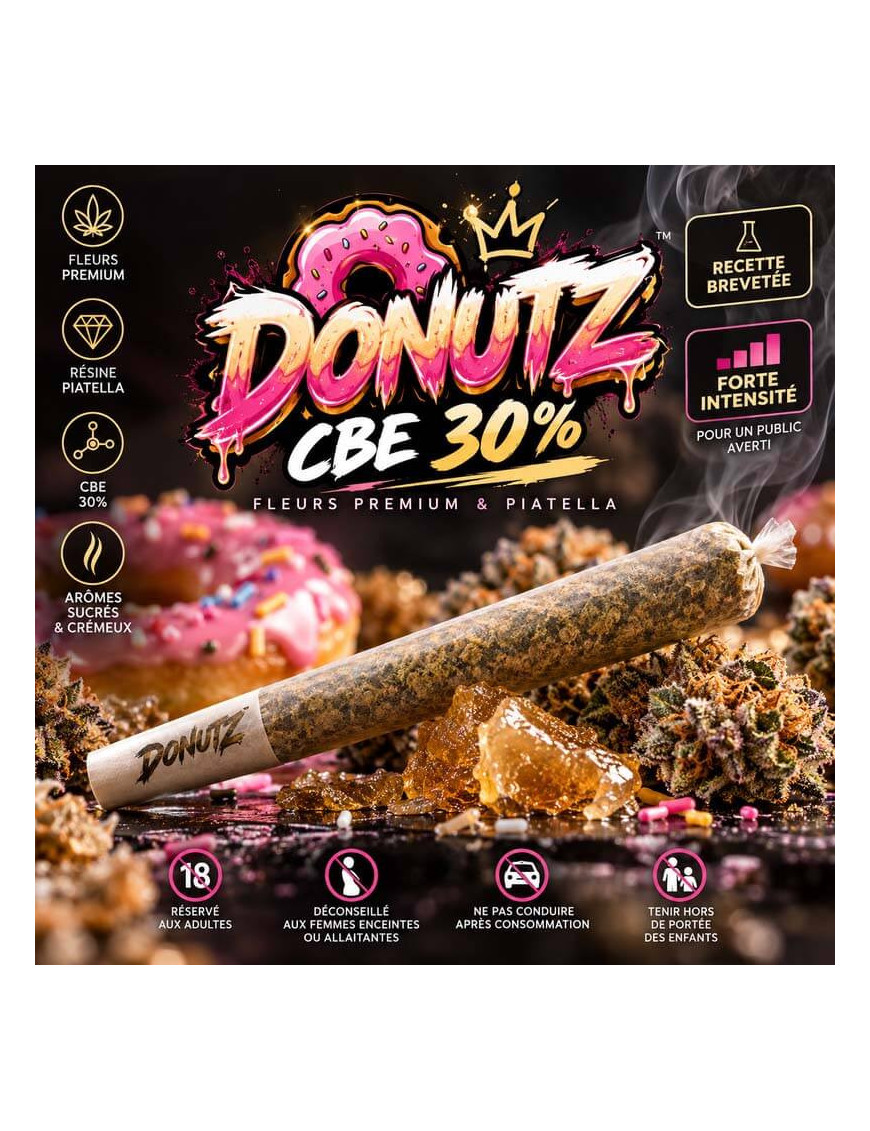 Donutz CBE 30 % Pre-Roll | Premium & Piatella