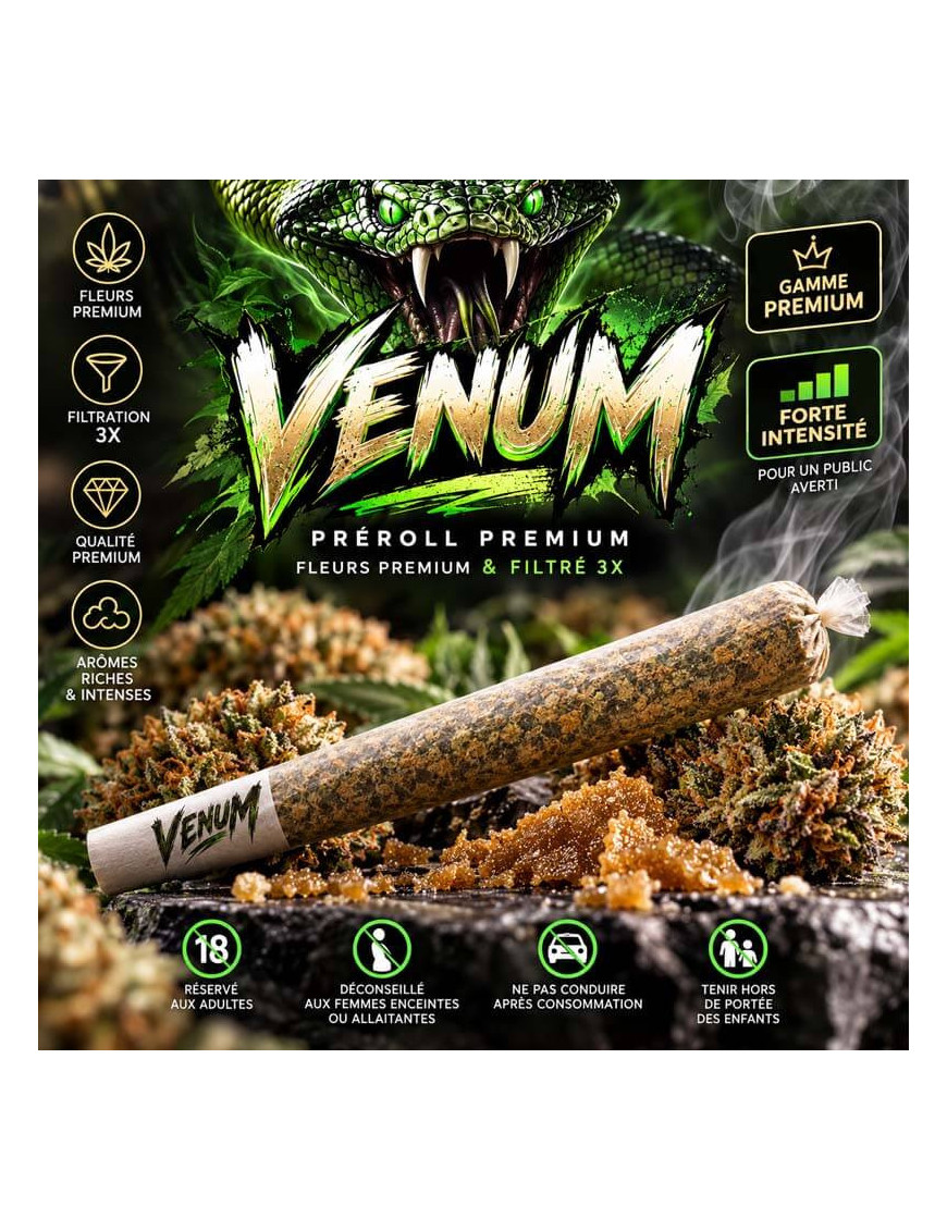 Venum Pre-Roll | Premium-Blüten & 3-fach gefiltert