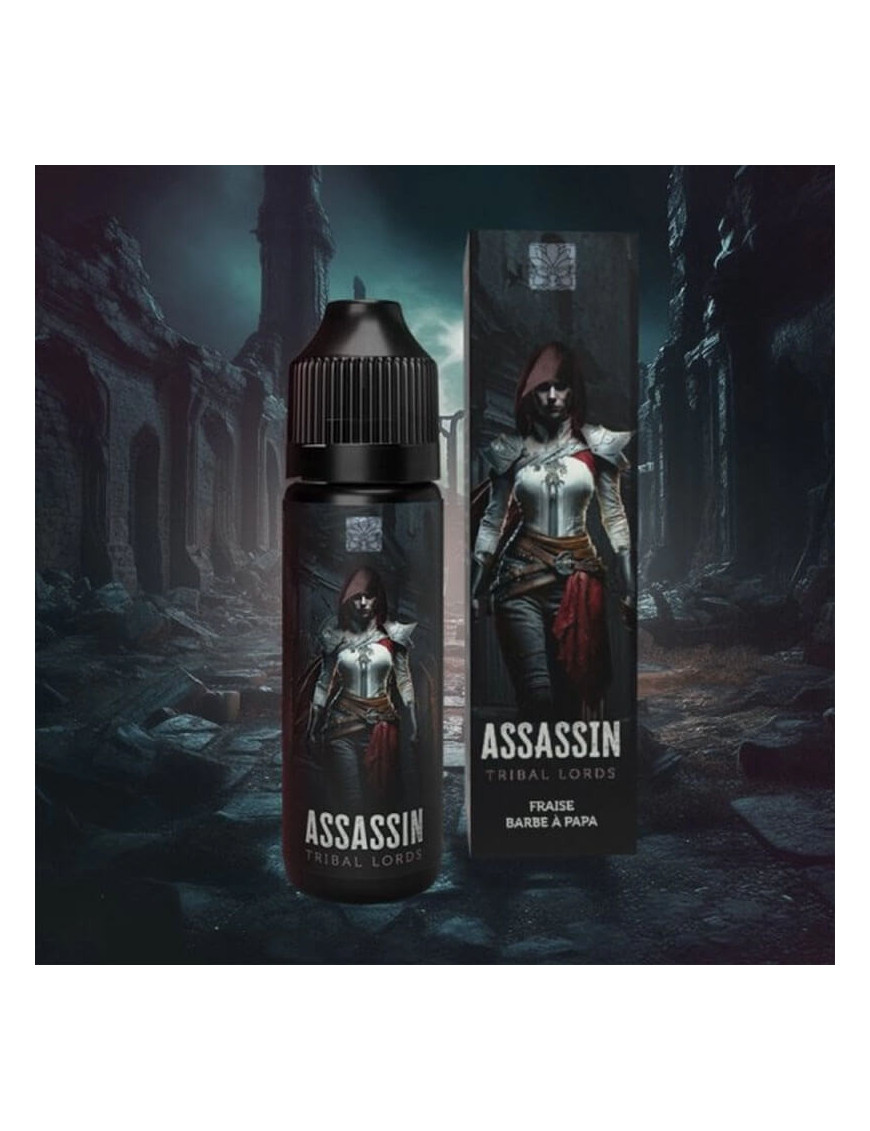 Assassin 0mg 50ml - Tribal Lords - Tribal Force | E-Liquid Erdbeer-Zuckerwatte mit frischer Note