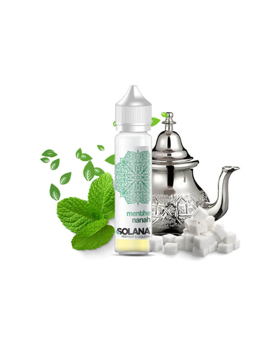 Menthe Nanah 50ml - Menthes - Solana | E-Liquid süße Minze Minztee