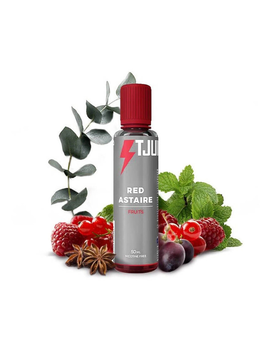Red Astaire 0mg 50ml - T-Juice | E-liquide fruits rouges, raisin, anis et menthol