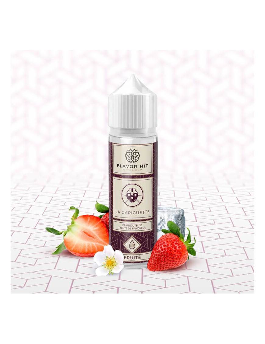 Gariguette 0mg 50ml - Flavor Hit | E-Liquid Gariguette-Erdbeere mit frischer Note