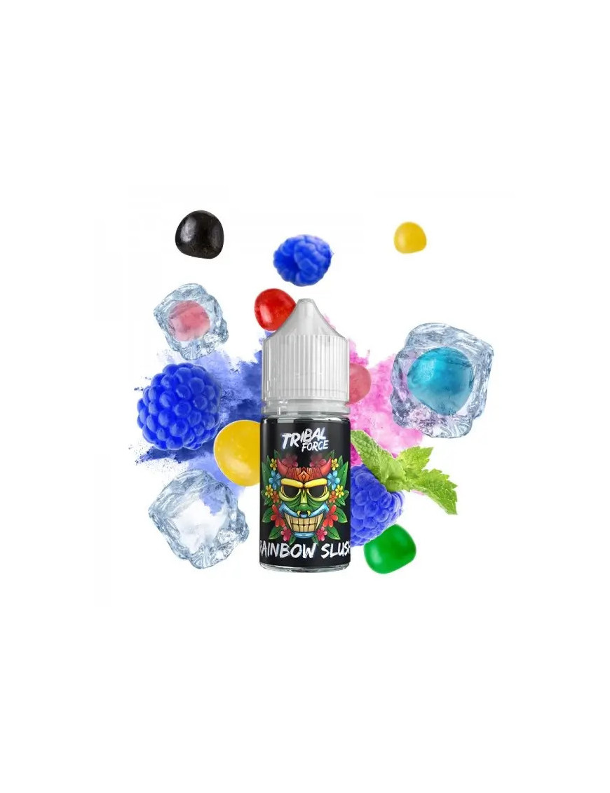 Rainbow Slush Konzentrat 30ml - Tribal Force: Gummibonbons und blaue Himbeere