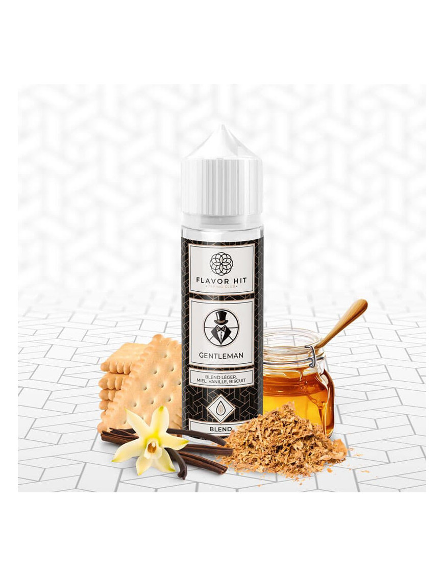 Gentleman 0mg 50ml - Flavor Hit | E-Liquid blondem Tabak, Honig, Vanille, Keks