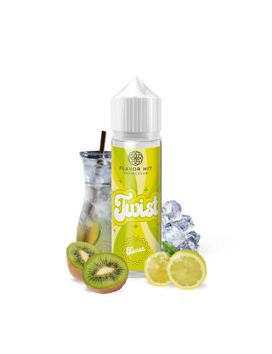 Kiwizz 0mg 50ml - Flavor Hit | E-Liquid Kiwi, Zitrone, Limonade und Frische