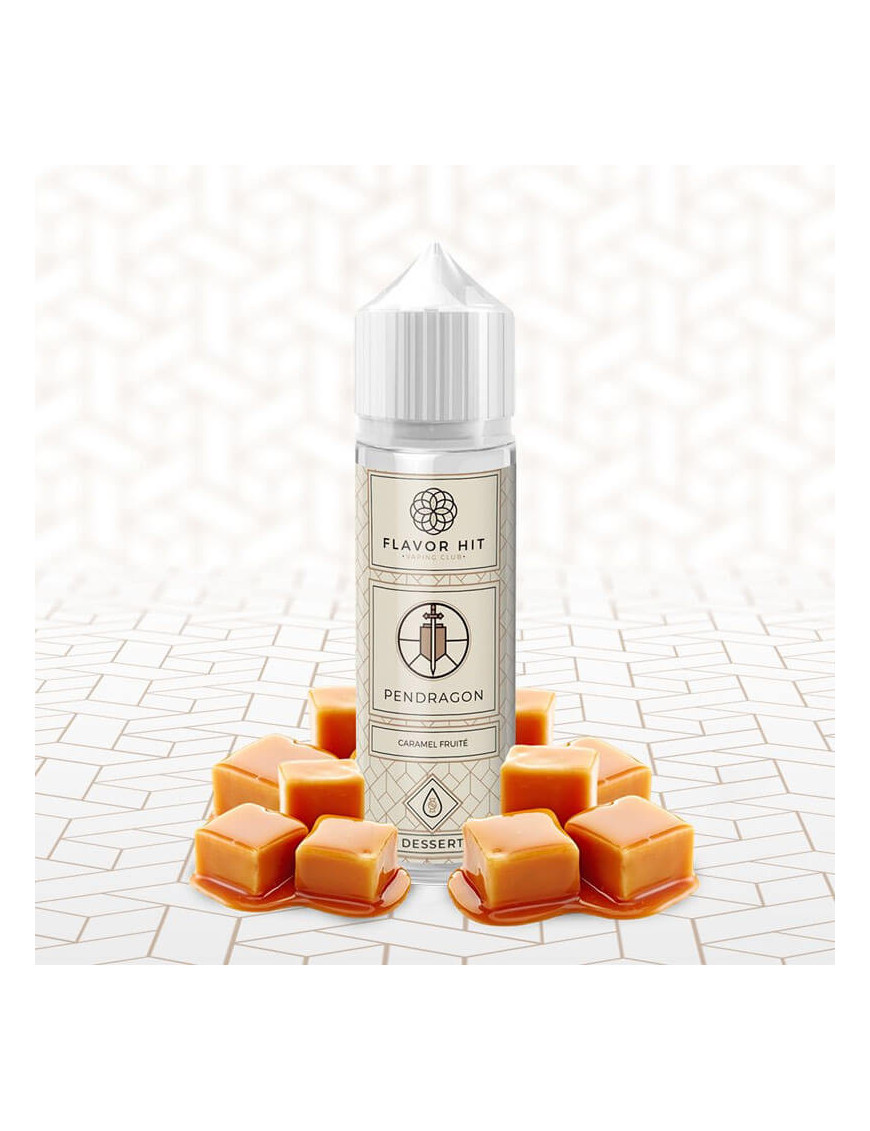 Pendragon 0mg 50ml - Flavor Hit | E-liquide caramel et touche fruitée