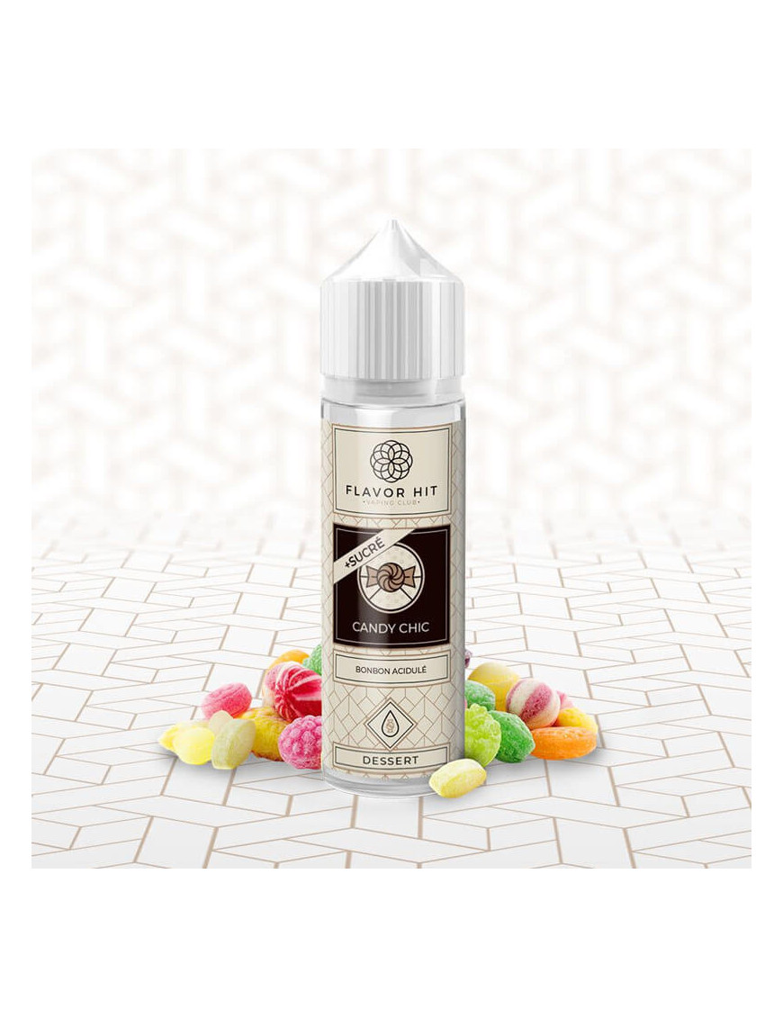 Candy Chic +Sucré 0mg 50ml - Flavor Hit | E-Liquid multifruchtige Bonbons
