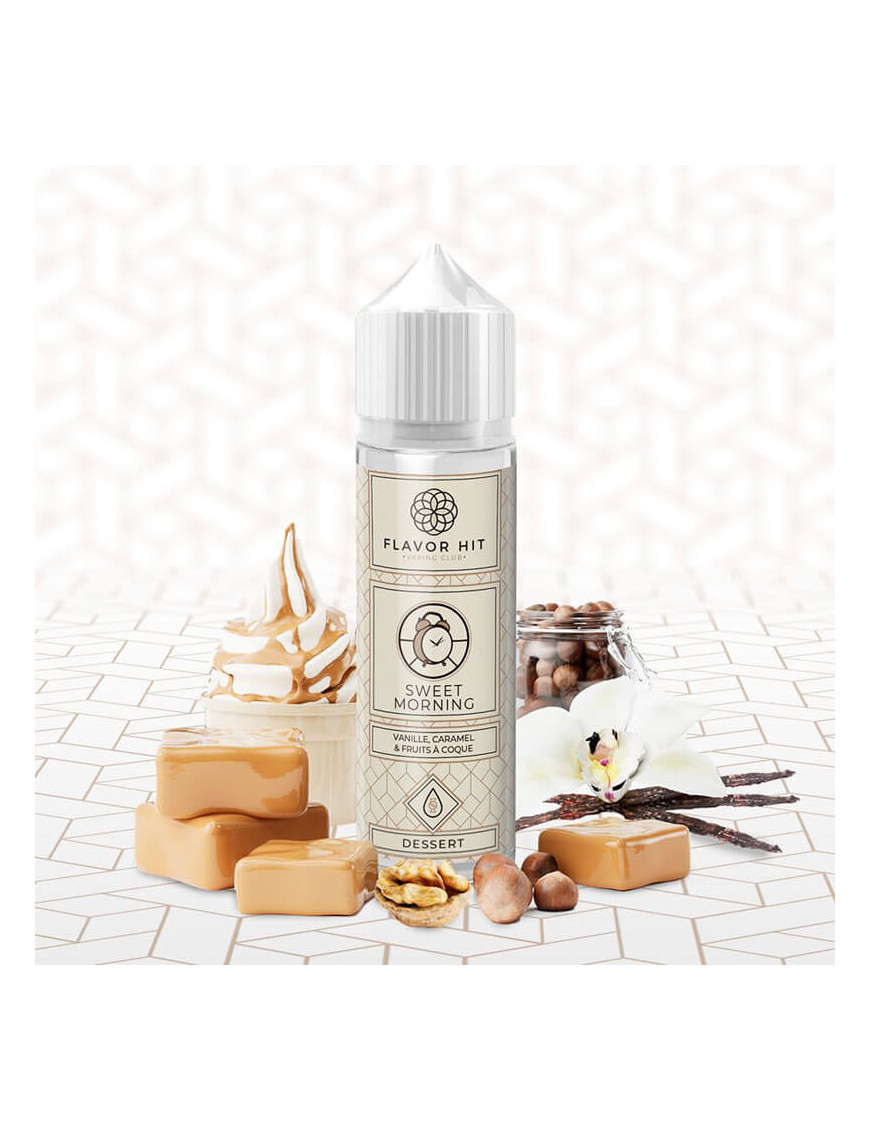 Sweet Morning 0mg 50ml - Flavor Hit | E-Liquid Nüsse, Vanille und Karamell